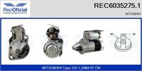 RECOFICIAL REC60352751 - Motor de arranque