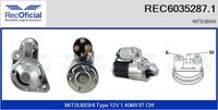 RECOFICIAL REC60352871 - Motor de arranque