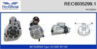 RECOFICIAL REC60352991 - Motor de arranque
