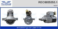 RECOFICIAL REC60353531 - Motor de arranque