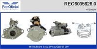 RECOFICIAL REC60356260 - Motor de arranque