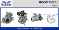 RECOFICIAL REC60356261 - Motor de arranque