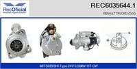 RECOFICIAL REC60356441 - Motor de arranque
