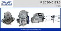 RECOFICIAL REC60401230 - Motor de arranque