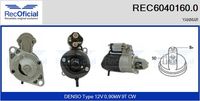 RECOFICIAL REC60401600 - Motor de arranque