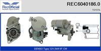 RECOFICIAL REC60401860 - Motor de arranque