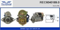 RECOFICIAL REC60401890 - Motor de arranque