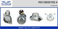 RECOFICIAL REC60321024 - Motor de arranque - Reman - No Core Value