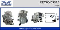 RECOFICIAL REC60403760 - Motor de arranque