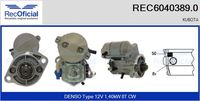 RECOFICIAL REC60403890 - Motor de arranque