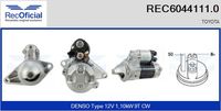 RECOFICIAL REC60441110 - Motor de arranque