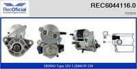 RECOFICIAL REC60441160 - Motor de arranque