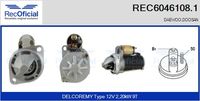 RECOFICIAL REC60461081 - Motor de arranque