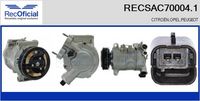 RECOFICIAL RECSAC700041 - Compresor, aire acondicionado - Genuine
