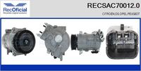 RECOFICIAL RECSAC700120 - Compresor, aire acondicionado - Brand New HQ