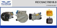RECOFICIAL RECSAC700180 - Compresor, aire acondicionado - Brand New HQ