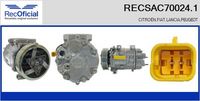 RECOFICIAL RECSAC700241 - Compresor, aire acondicionado - Genuine