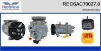 RECOFICIAL RECSAC700270 - Compresor, aire acondicionado - Brand New HQ