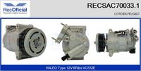 RECOFICIAL RECSAC700331 - Compresor, aire acondicionado - Genuine