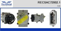 RECOFICIAL RECSAC720021 - Compresor, aire acondicionado - Genuine