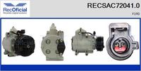 RECOFICIAL RECSAC720410 - Compresor, aire acondicionado - Brand New HQ