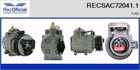 RECOFICIAL RECSAC720411 - Compresor, aire acondicionado - Genuine