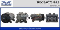 RECOFICIAL RECSAC731912 - Compresor, aire acondicionado - Reman