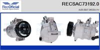 RECOFICIAL RECSAC731920 - Compresor, aire acondicionado - Brand New HQ