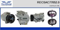 RECOFICIAL RECSAC770520 - Compresor, aire acondicionado - Brand New HQ