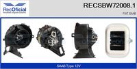 RECOFICIAL RECSBW720081 - Ventilador habitáculo - Genuine