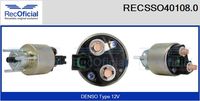 RECOFICIAL RECSSO401080 - Interruptor magnético, estárter