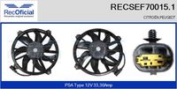 RECOFICIAL RECSEF700151 - Motor eléctrico, ventilador del radiador - Genuine
