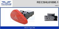 RECOFICIAL RECSHL610001 - Interruptor intermitente de aviso - Genuine
