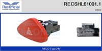 RECOFICIAL RECSHL610011 - Interruptor intermitente de aviso - Genuine