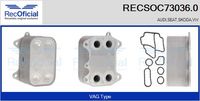 RECOFICIAL RECSOC730010 - Radiador de aceite, aceite motor - Brand New HQ