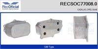 RECOFICIAL RECCRA1229 - Radiador de aceite, aceite motor