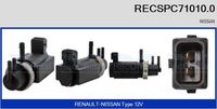 RECOFICIAL RECSPC710100 - Transductor de presión, control de gases de escape - Brand New HQ