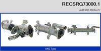 RECOFICIAL RECSRG730001 - Elemento enfriador, reciclaje gases escape - Genuine