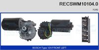 RECOFICIAL RECSWM101040 - Motor del limpiaparabrisas - Brand New HQ