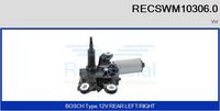 RECOFICIAL RECSWM103060 - Motor del limpiaparabrisas - Brand New HQ