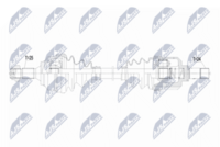 NTY NPZ-CT-010 - Juego de articulación, árbol de transmisión