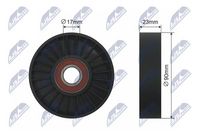 NTY RNK-SA-000 - Polea tensora, correa poli V