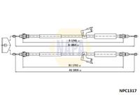 Metalcaucho 84460 - Cable de accionamiento, freno de estacionamiento