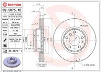 BREMBO 09.5875.10 - Disco de freno