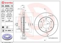 BREMBO 09.9996.11 - Disco de freno