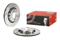 BREMBO 09A73814 - Disco de freno - PRIME LINE