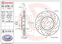 BREMBO 09A73814 - Disco de freno - PRIME LINE