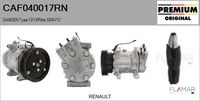 FLAMAR CAF040017RN - Compresor, aire acondicionado - Genuine