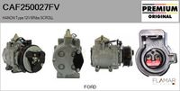 FLAMAR CAF250027FV - Compresor, aire acondicionado - Genuine