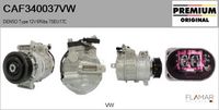 FLAMAR CAF340037VW - Compresor, aire acondicionado - Genuine